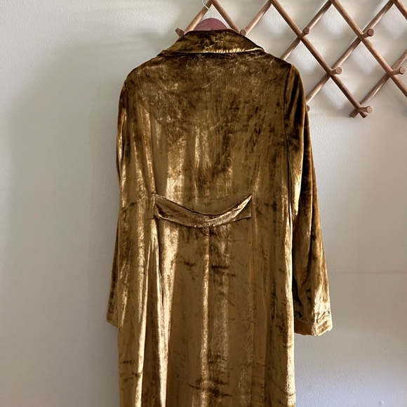 RARE* free people sienna crushed velvet duster - Picture 12 of 13
